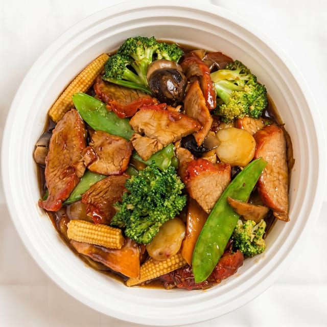 Steamed Mixed Vegetables.