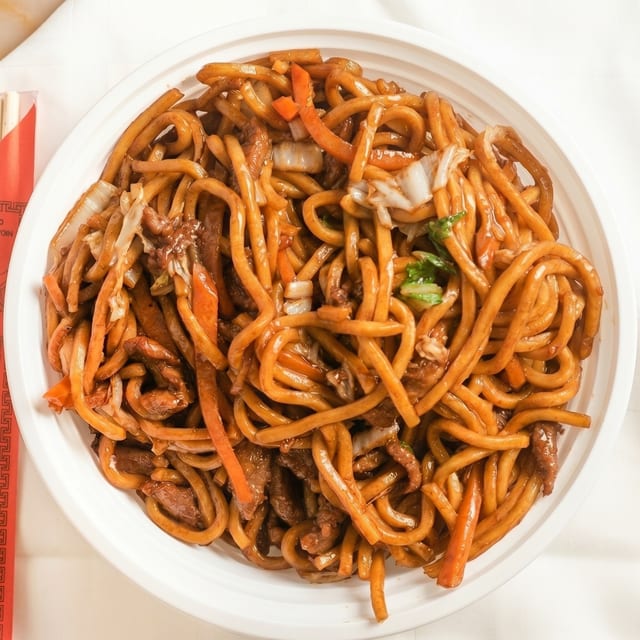 Beef Lo Mein.