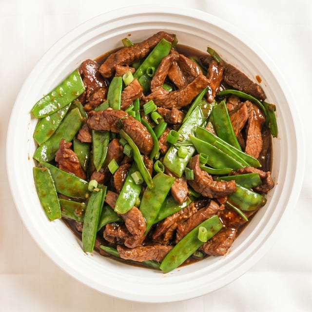 Beef with Snow Peas.