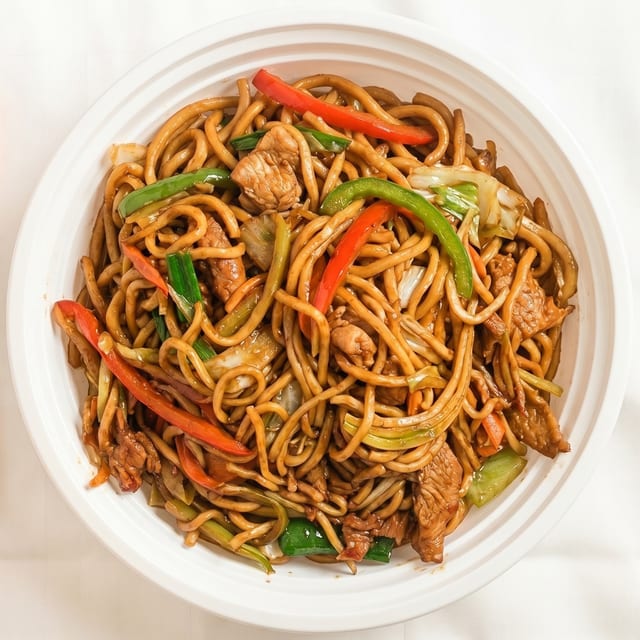 Roast Pork Lo Mein.