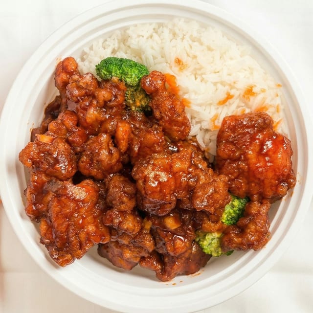Lunch Orange Chicken.