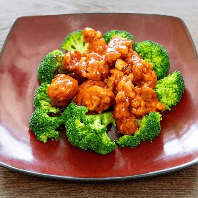 Lunch General Tao's Chicken.