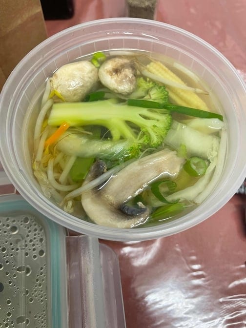 Quart Tofu Vegetable Soup.