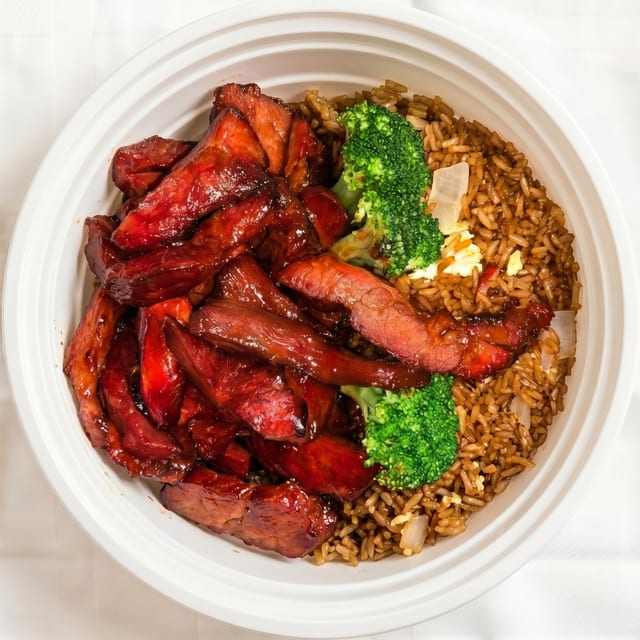 Dinner Boneless Ribs Combination Platter.