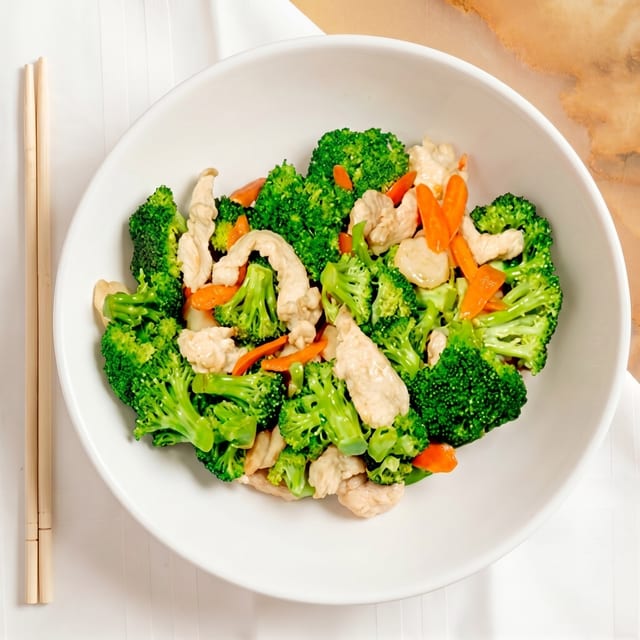 Steamed Chicken with Mixed Vegetables.