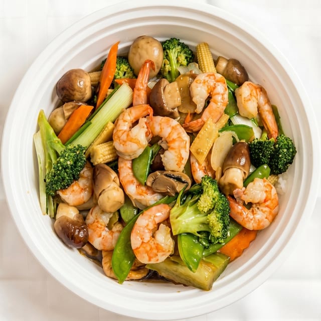 Shrimp with Chinese Vegetable.