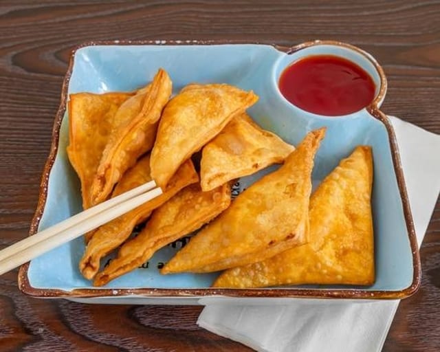 Crispy Krab Meat Rangoon Party Tray.