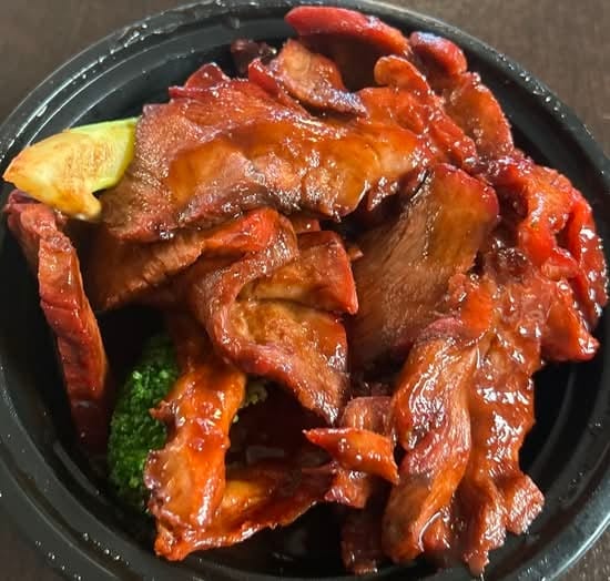 Sliced Roast Pork.