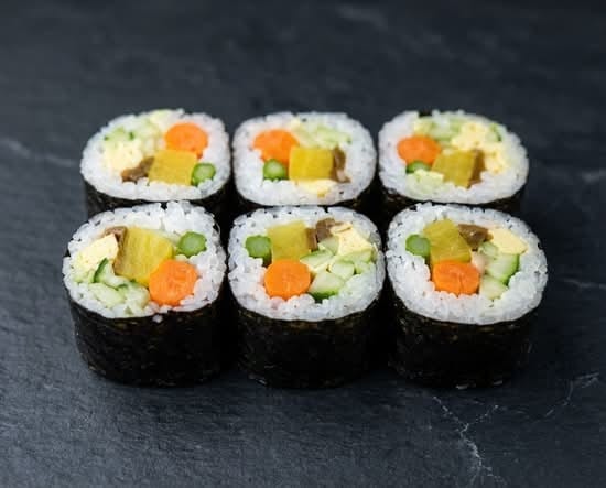 Vegetable Sushi Roll.