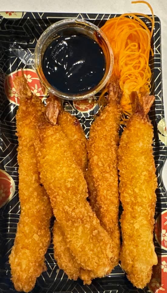 Jumbo Shrimp Tempura Rolls.