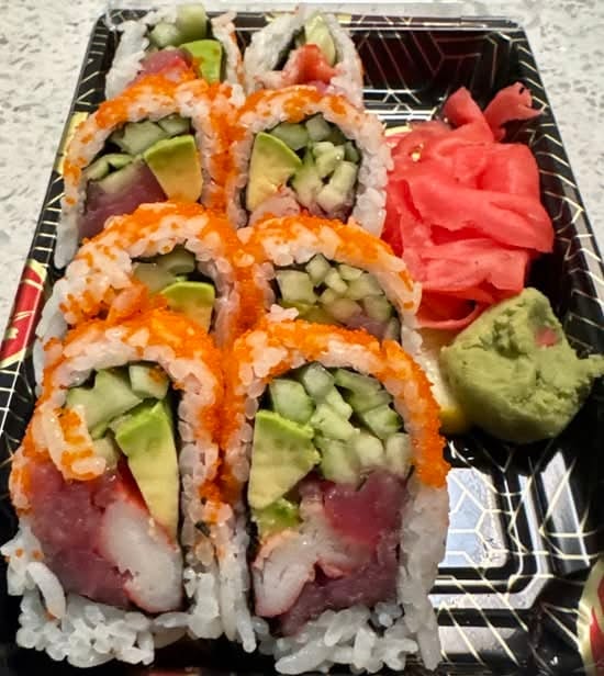 Tuna California Roll.